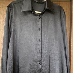 Black button up blouse